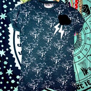 A Fine Mess Baby Doll Y2K  Emo Med Tee Hot Topic